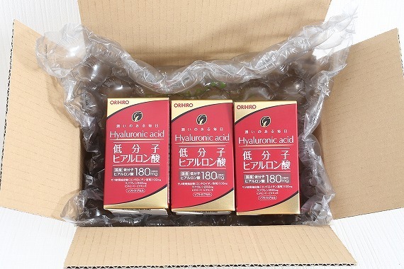 オリヒロ低分子ヒアルロン酸をお買取りいたしました